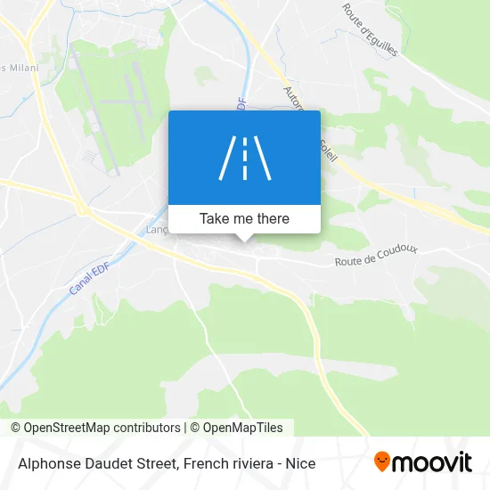 Mapa Rue Alphonse Daudet