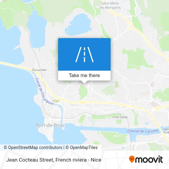 Rue Jean Cocteau map