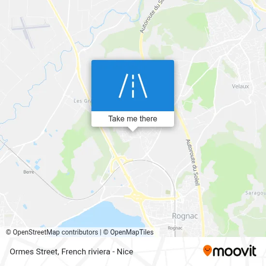 Mapa Rue Des Ormes