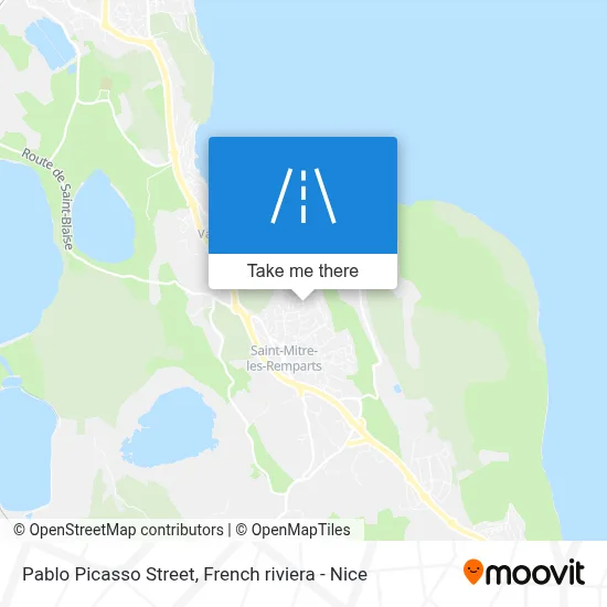 Rue Pablo Picasso map