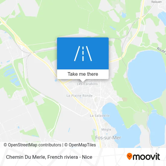 Chemin Du Merle map