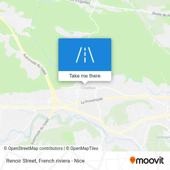 Rue Renoir map