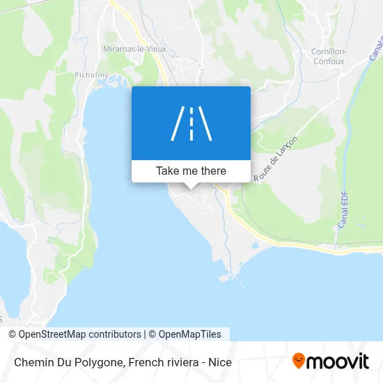 Chemin Du Polygone map
