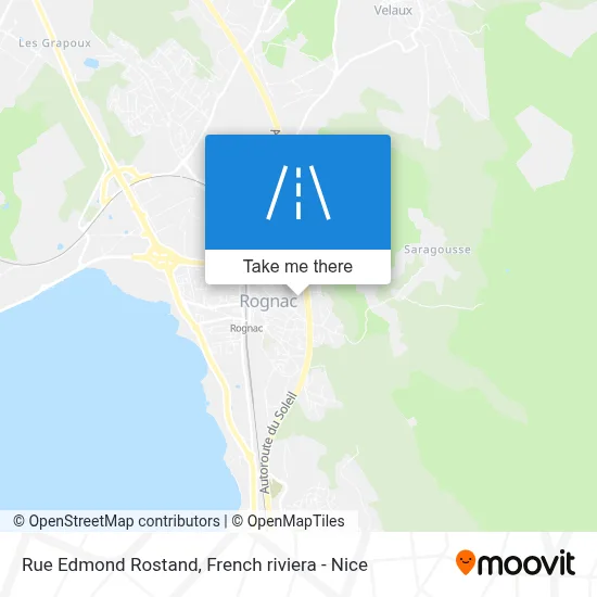 Rue Edmond Rostand map