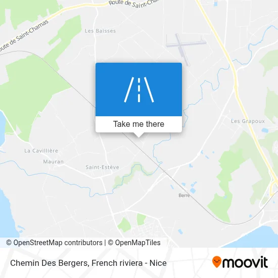Chemin Des Bergers map