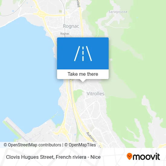 Rue Clovis Hugues map
