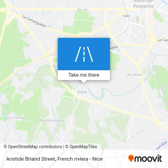 Rue Aristide Briand map