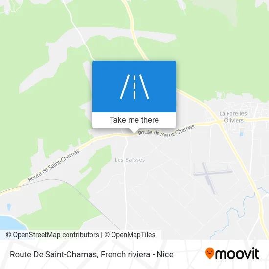 Route De Saint-Chamas map