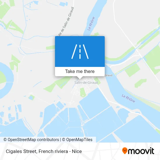 Rue Des Cigales map