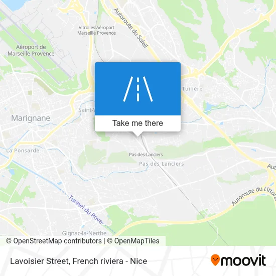 Rue Lavoisier map