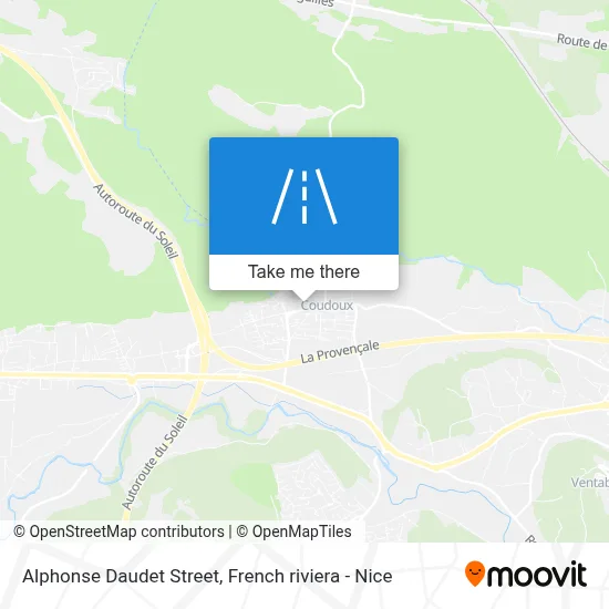 Rue Alphonse Daudet map