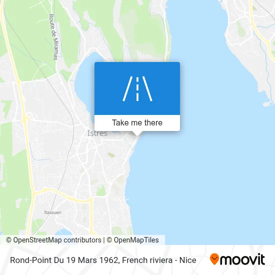 Mapa Rond-Point Du 19 Mars 1962