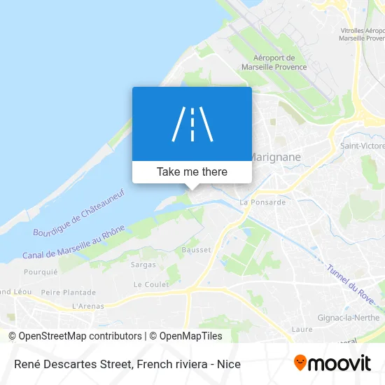 Rue René Descartes map