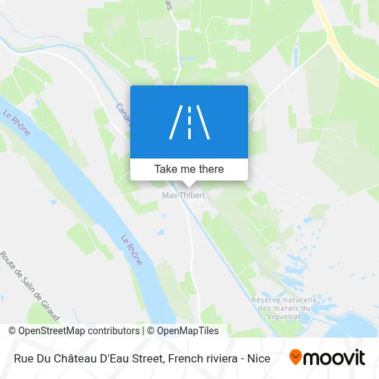 Mapa Rue Du Château D'Eau