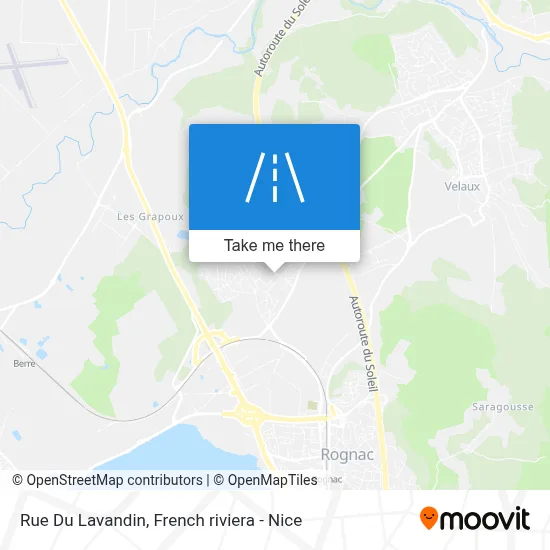 Rue Du Lavandin map