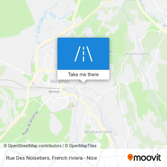 Rue Des Noisetiers map