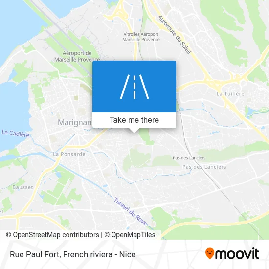 Rue Paul Fort map