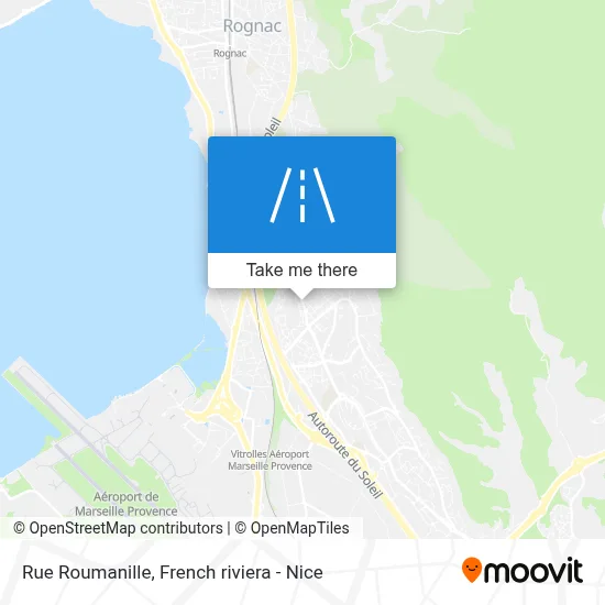 Rue Roumanille map