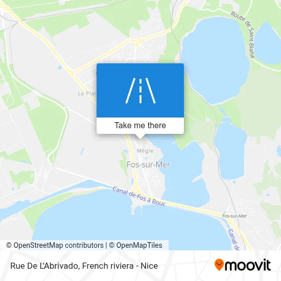 Rue De L'Abrivado map