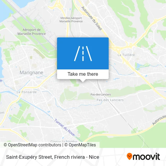 Rue Saint-Exupéry map