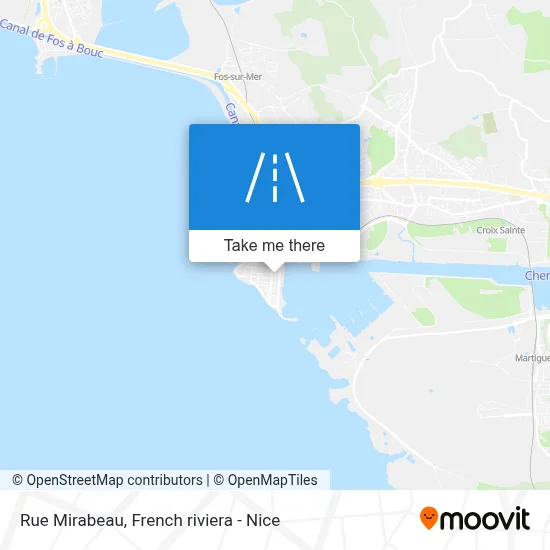 Rue Mirabeau map