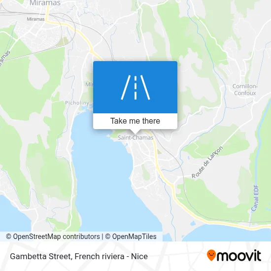 Mapa Rue Gambetta