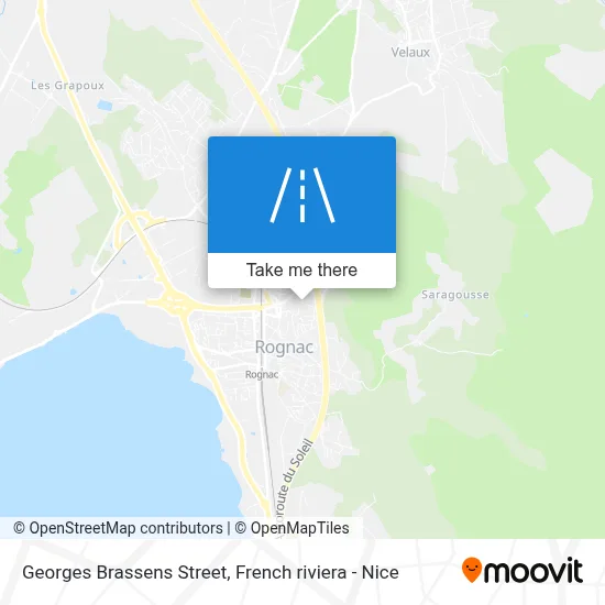 Rue Georges Brassens map