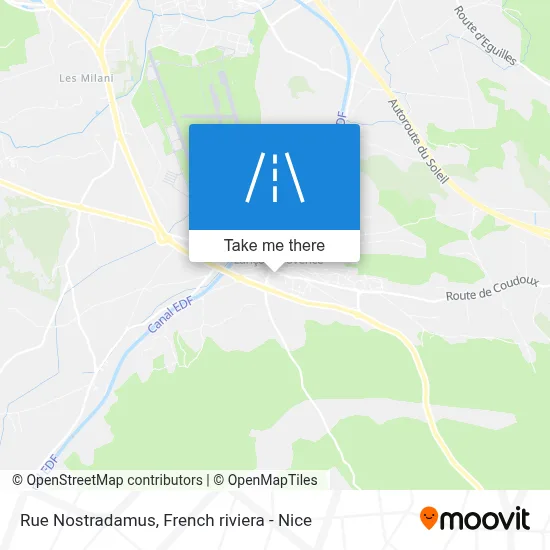 Rue Nostradamus map