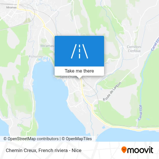 Chemin Creux map
