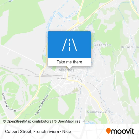 Mapa Rue Colbert