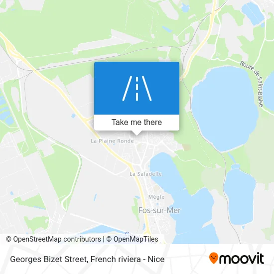 Rue Georges Bizet map