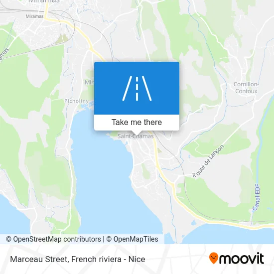 Rue Marceau map