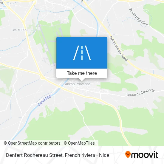 Mapa Rue Denfert Rochereau