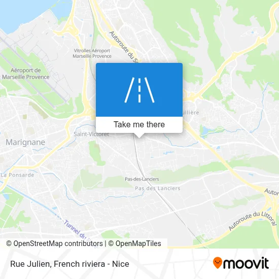 Rue Julien map