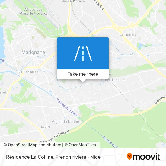 Résidence La Colline map