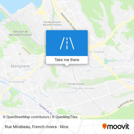 Rue Mirabeau map