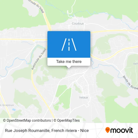 Rue Joseph Roumanille map