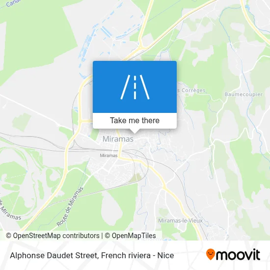 Mapa Rue Alphonse Daudet