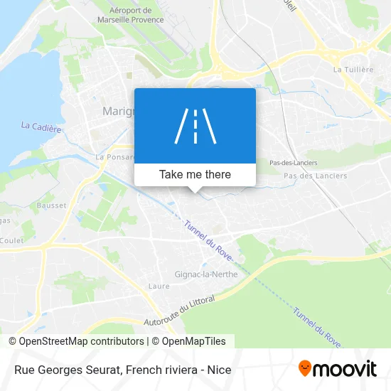 Rue Georges Seurat map