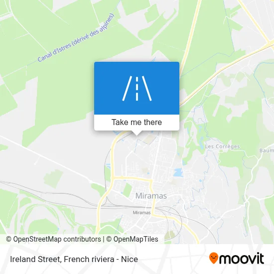 Rue D'Irlande map