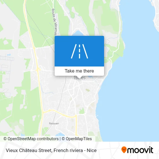 Rue Du Vieux Château map