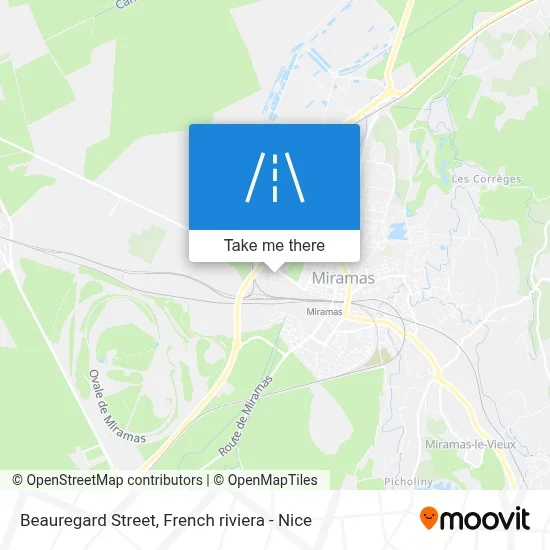 Mapa Rue Beauregard