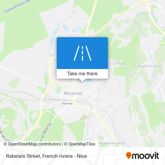 Mapa Rue Rabelais