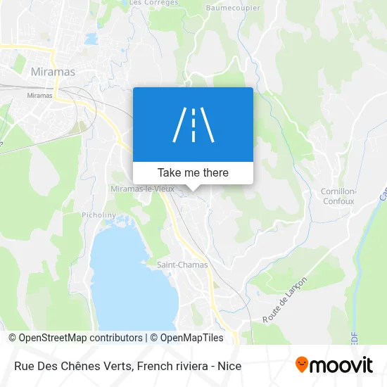 Mapa Rue Des Chênes Verts