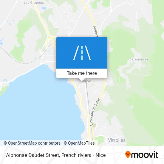 Rue Alphonse Daudet map