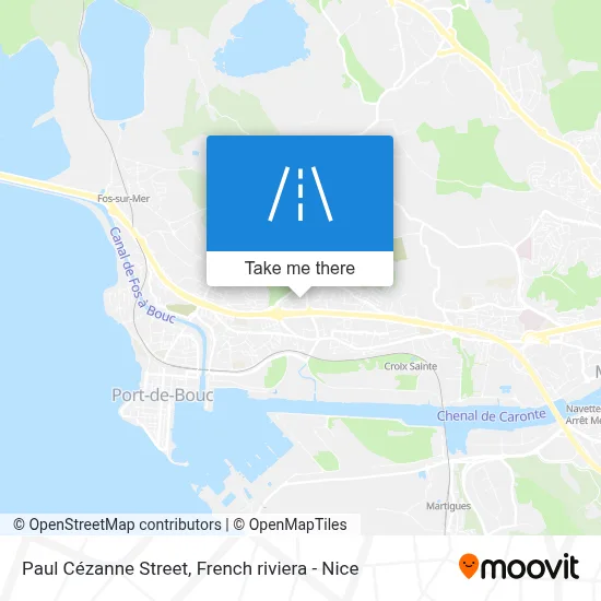 Rue Paul Cézanne map