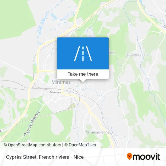 Rue Des Cyprès map