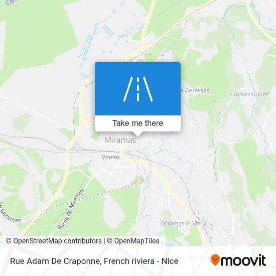 Rue Adam De Craponne map