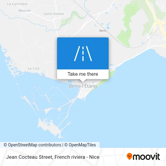 Rue Jean Cocteau map