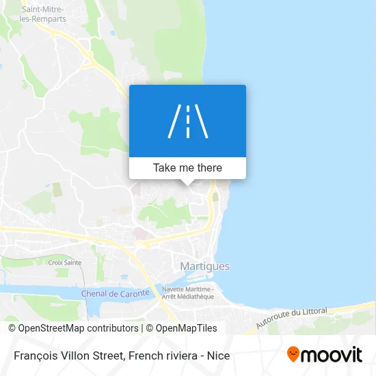 Rue François Villon map